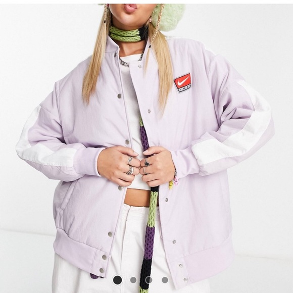 Nike Jackets & Blazers - NWT/NWOT women's Nike oversized Track Jacket small Lilac purple